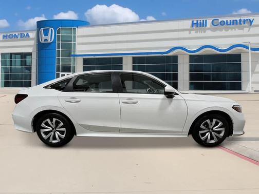 Platinum White Pearl 2026 Honda Civic LX