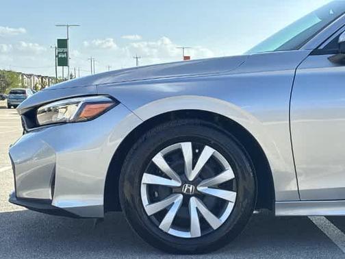 Solar Silver Metallic 2026 Honda Civic LX