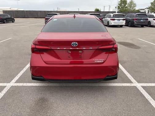 Red 2022 Toyota Avalon Hybrid Limited