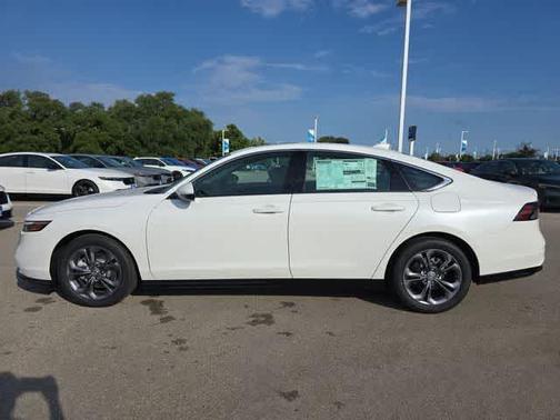 Platinum White Pearl 2025 Honda Accord Hybrid EX-L