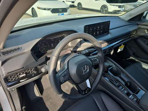 Platinum White Pearl 2025 Honda Accord Hybrid EX-L