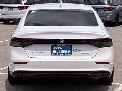 Platinum White Pearl 2025 Honda Accord Hybrid EX-L