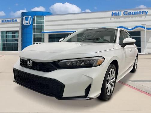 Platinum White Pearl 2026 Honda Civic LX