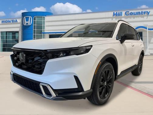 Platinum White Pearl 2026 Honda CR-V Hybrid Sport Touring