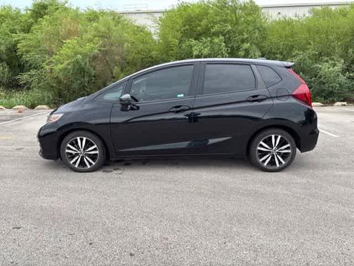Black 2018 Honda Fit EX