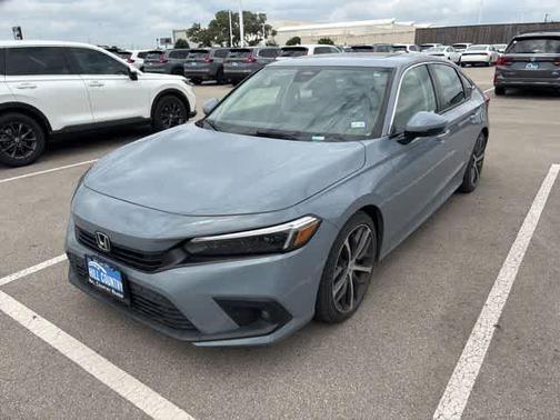 Sonic Gray Pearl 2022 Honda Civic Touring