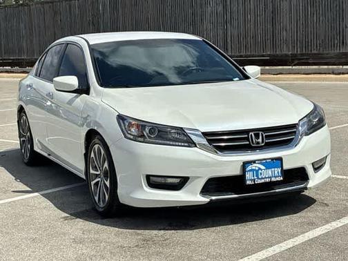 White 2014 Honda Accord Sport