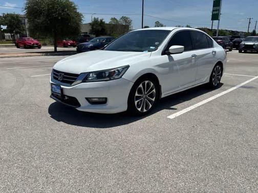 White 2014 Honda Accord Sport