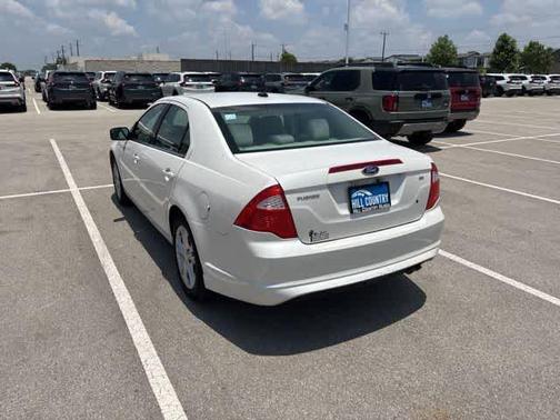 White Platinum Tri-Coat Metallic 2012 Ford Fusion SE