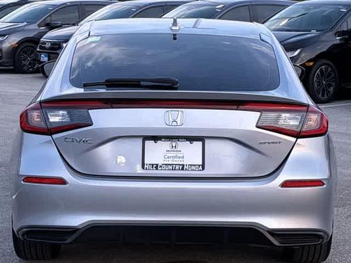 Solar Silver Metallic 2025 Honda Civic Sport