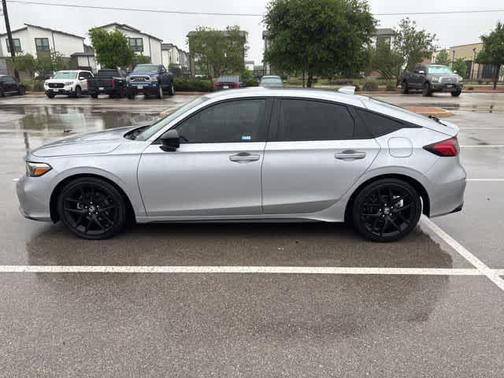 Solar Silver Metallic 2025 Honda Civic Sport