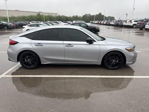 Solar Silver Metallic 2025 Honda Civic Sport