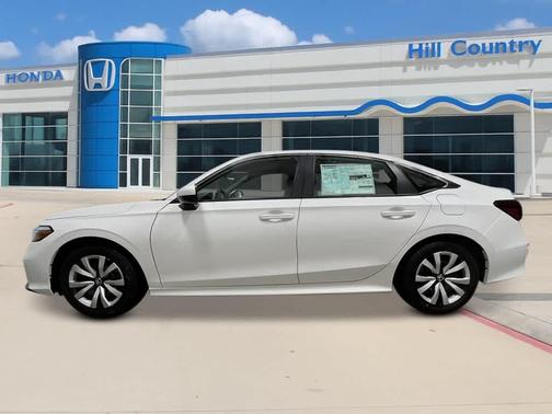 Platinum White Pearl 2026 Honda Civic LX