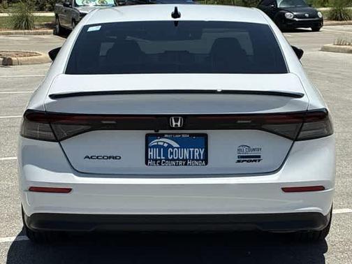 White 2026 Honda Accord Hybrid Sport
