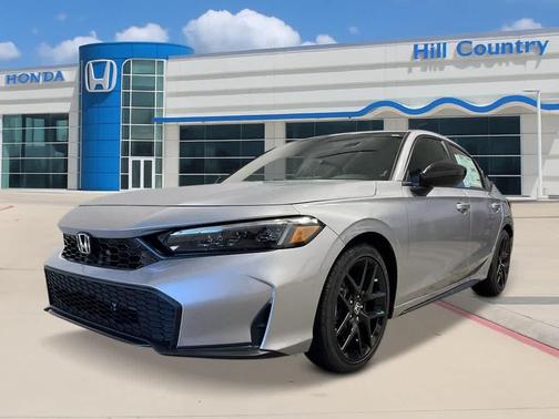 Solar Silver Metallic 2026 Honda Civic Sport