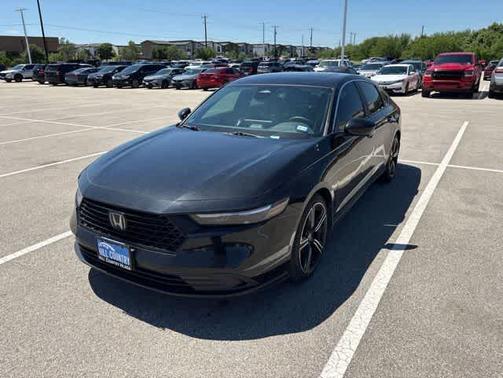 Crystal Black Pearl 2024 Honda Accord Hybrid Sport