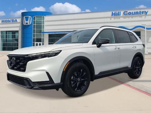 Platinum White Pearl 2026 Honda CR-V Hybrid Sport-L