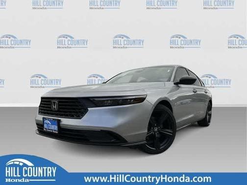 Solar Silver Metallic 2025 Honda Accord Hybrid Sport-L