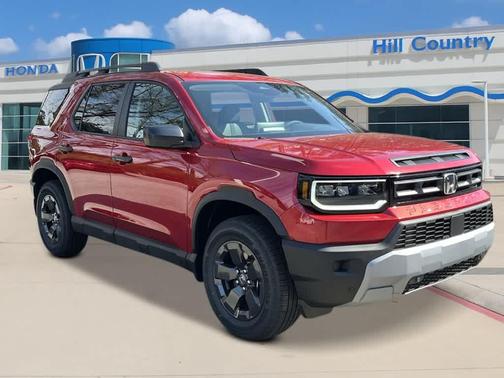 Radiant Red Metallic II 2026 Honda Passport RTL Towing