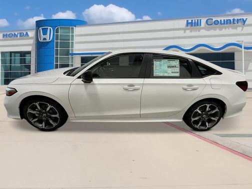 Platinum White Pearl 2026 Honda Civic Hybrid TOURING