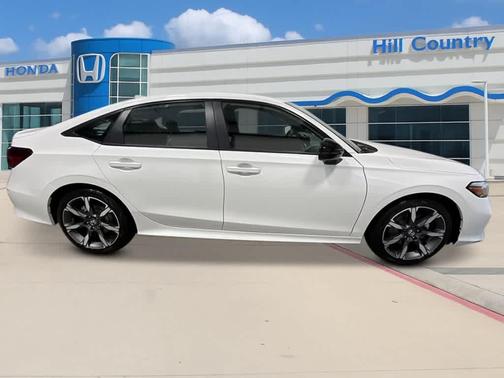 Platinum White Pearl 2026 Honda Civic Hybrid TOURING
