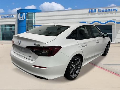 Platinum White Pearl 2026 Honda Civic Hybrid TOURING