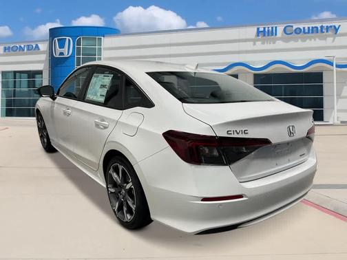 Platinum White Pearl 2026 Honda Civic Hybrid TOURING