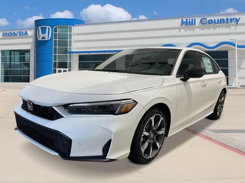 Platinum White Pearl 2026 Honda Civic Hybrid TOURING