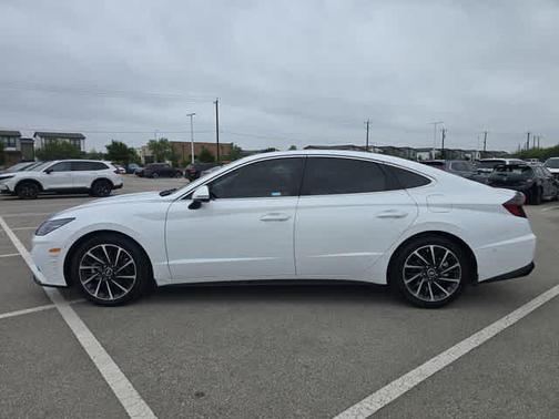 White 2023 Hyundai SONATA Limited