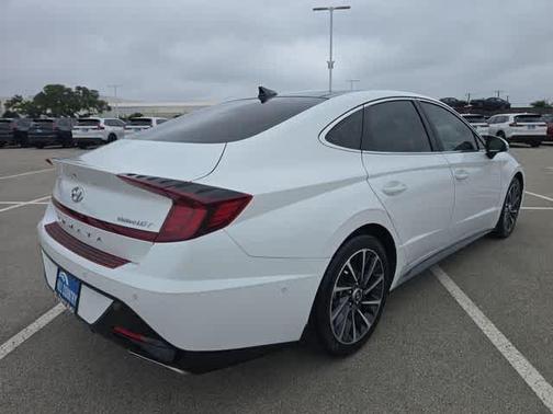 White 2023 Hyundai SONATA Limited