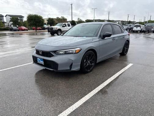 Gray 2026 Honda Civic Hybrid Sport