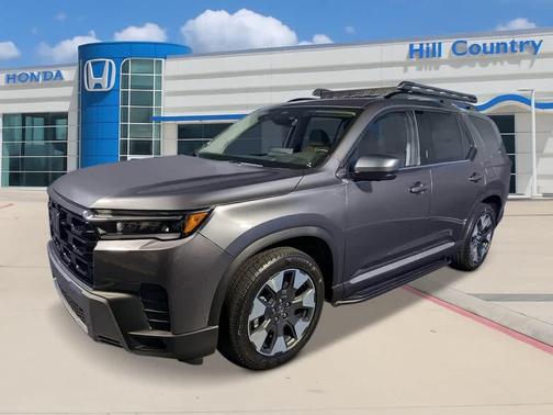Modern Steel Metallic 2026 Honda Pilot Elite