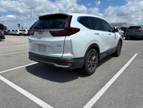Platinum White Pearl 2021 Honda CR-V EX