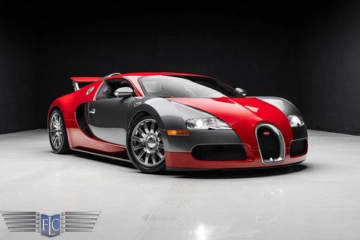 Red 2008 Bugatti Veyron