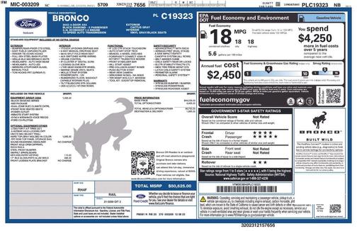 2023 Ford Bronco Black Diamond