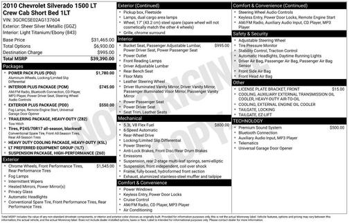 2010 Chevrolet Silverado 1500 LT
