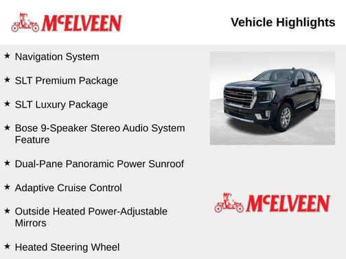 Midnight Blue Metallic 2023 GMC Yukon SLT