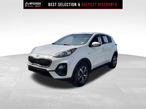 Clear White 2020 Kia Sportage LX