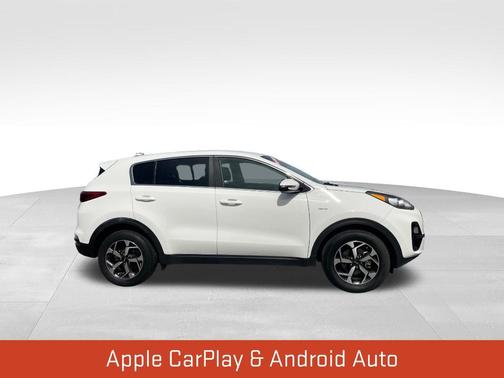 Clear White 2020 Kia Sportage LX