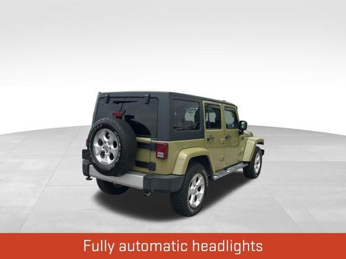 Commando Green 2013 Jeep Wrangler Unlimited Sahara