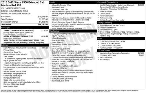 2015 GMC Sierra 1500 Base