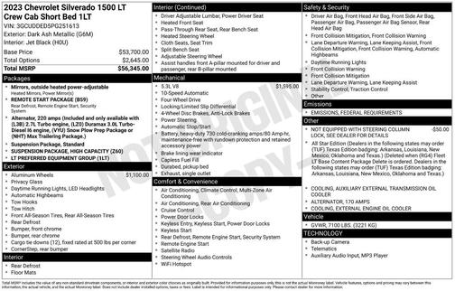 2023 Chevrolet Silverado 1500 LT