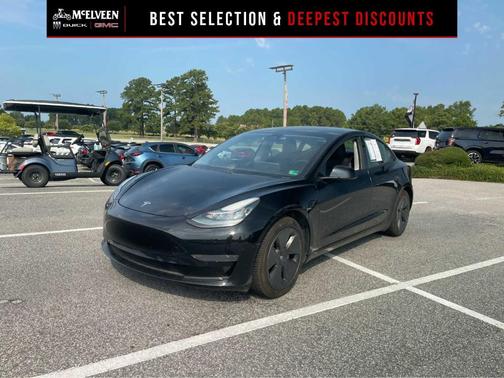 Black 2021 Tesla Model 3 Standard Range Plus
