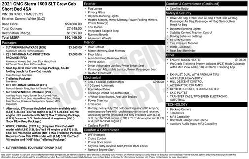 2021 GMC Sierra 1500 SLT