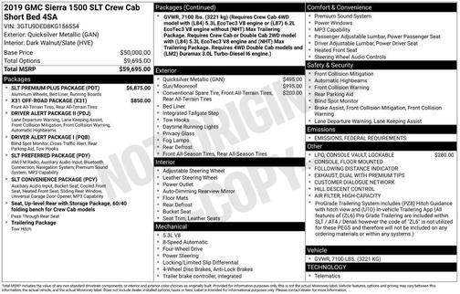 2019 GMC Sierra 1500 SLT