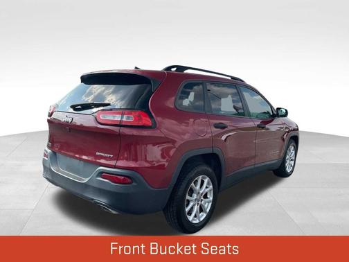 Deep Cherry Red Crystal Pearlcoat 2017 Jeep Cherokee Sport