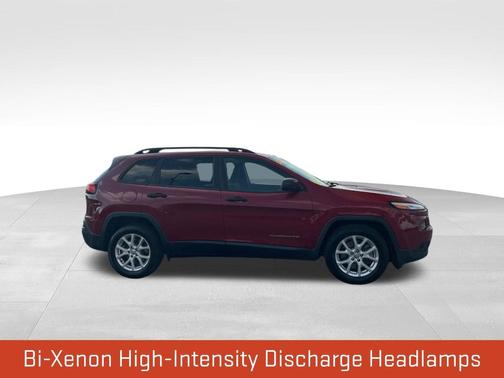 Deep Cherry Red Crystal Pearlcoat 2017 Jeep Cherokee Sport