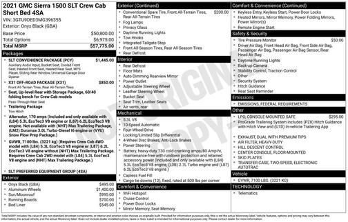2021 GMC Sierra 1500 SLT