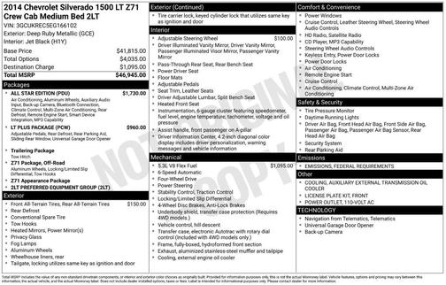 2014 Chevrolet Silverado 1500 LT