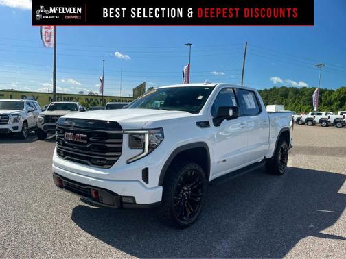 Summit White 2025 GMC Sierra 1500 AT4